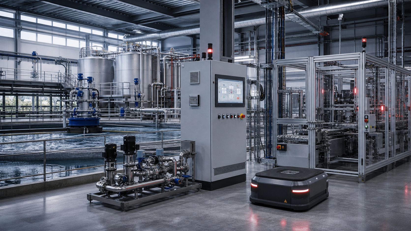 Wasseraufbereitung, Abwassertechnik, SCADA, HMI und Maschinenautomation als typische Einsatzfelder